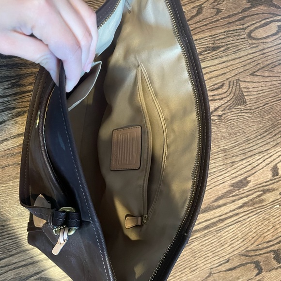 Brown Coach Tote - Picture 5 of 10